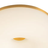 Brushed Gold-Matte Opal Gold Jada Flush Mount by Kuzco Lighting Details