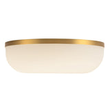 Brushed Gold-Matte Opal Gold Jada Flush Mount by Kuzco Lighting
