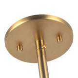 Brushed Gold-Mix Glass 28inch Bolla Chandelier by Kuzco Lighting Canopy Details