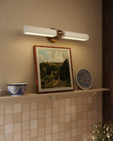Brushed Gold/White Cole Wall/Picture Light by Alora Lighting