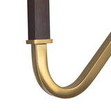 Brushed Gold/White Linen Sloan Floor Lamp by Alora Lighting Details