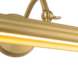 Brushed Gold 18inch Dottie Wall/Picture Light by Alora Lighting Details