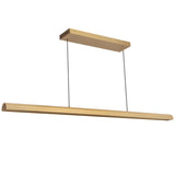 Brushed Gold 48inch Dottie Linear Pendant by Alora Lighting