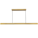 Brushed Gold 48inch Dottie Linear Pendant by Alora Lighting