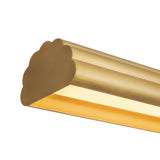 Brushed Gold 48inch Dottie Linear Pendant by Alora Lighting Details