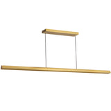 Brushed Gold 60inch Dottie Linear Pendant by Alora Lighting