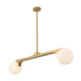 Brushed Gold Briar Linear Pendant by Kuzco Lighting
