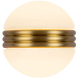 Brushed Gold Selene Wall Sconce by Kuzco Lighting