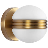 Brushed Gold Selene Wall Sconce by Kuzco Lighting
