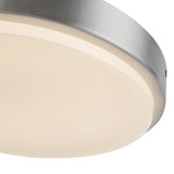 Brushed Nickel 11inch Bailey Exterior Ceiling by Kuzco Details