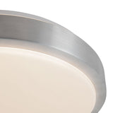 Brushed Nickel 12inch Yanis Flush Mount by Kuzco Lighting Details