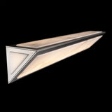 Brushed Nickel 36inch Lena Vanity Light by Modern Forms in Zoomed View