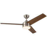 Brushed Nickel Nash Ceiling Fan by Kuzco Lighting