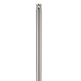 Brushed Nickel Threaded Fan Downrod by Visual Comfort Fans