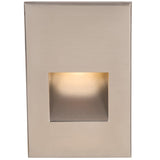 Brushed Nickel WL-LED200F Step And Wall Light 277V by WAC Lighting