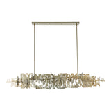 Brutus Linear Suspension Large, shown in Modern Brass, by Hubbardton Forge