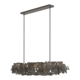 Brutus Linear Suspension Large in Dark Smoke by Hubbardton Forge
