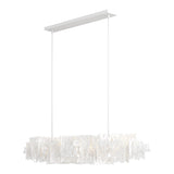 Brutus Linear Suspension Large in White by Hubbardton Forge