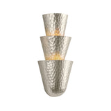 Bucharest Wall Sconce - Warm Silver Leaf by Corbett