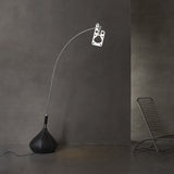 Bulbo Floor lamp Poished Aluminum By AXOLight Lifestyle View