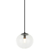 Bulbus Pendant Light Matte Black By Matteo - Front View