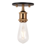 Bulstrode's Workshop Ceiling Mount Aged Gold Brass