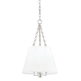 Burdett Pendant - 15 Inch - Polished Nickel by Hudson Valley