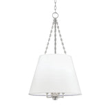 Burdett Pendant - 22 Inch - Polished Nickel by Hudson Valley