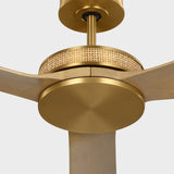 Burnished Brass Elara Smart 56" Ceiling Fan by Visual Comfort Fans