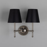 Bursa Double Wall Light - Antique Silver