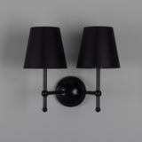 Bursa Double Wall Light - Matt Black