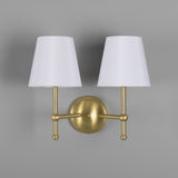 Bursa Double Wall Light - Satin Brass
