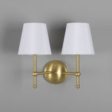 Bursa Double Wall Light Satin_Brass_Black