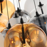 Burst 20-Light LED Chandelier by ET2 - Black - Mixed