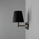 Busan Double Wall Light Antique_Silver_Black