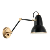 Buzz Wall Sconce 13 Inch Black