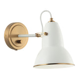 Buzz Wall Sconce 8 Inch White