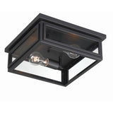 Byron Outdoor Flush Mount 12.75'' Matte Black
