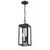 Byron Outdoor Pendant 7.5'' Matte Black