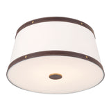 Libby Langdon Callahan 17'' Luxe Gold Flush Mount by Crystorama