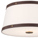 Libby Langdon Callahan 17'' Luxe Gold Flush Mount by Crystorama