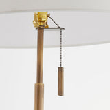 Clic Floor Lamp by Troy Lighting in Patina Brass - lifestyle 2