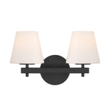 Colton 16'' Black Sconce by Crystorama