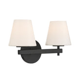 Colton 16'' Black Sconce by Crystorama