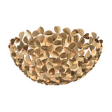 Cora 16'' Soft Gold Flush Mount by Crystorama