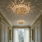 Cora 16'' Soft Gold Flush Mount by Crystorama