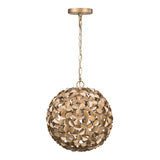 Cora 13'' Soft Gold Chandelier by Crystorama