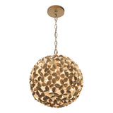 Cora 13'' Soft Gold Chandelier by Crystorama