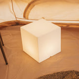 Cuby Solar & Rechargeable Cube Lamp by New Garden