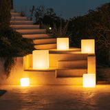 Cuby Solar & Rechargeable Cube Lamp by New Garden